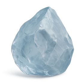 blue moissanite