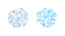 Moonstone and Blue Moissanite N+