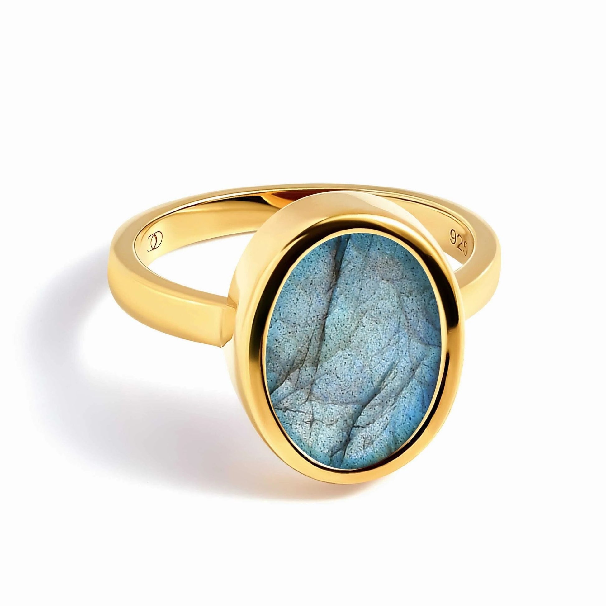 18K T Yellow Gold Vermeil Plated,Moissanite D-E / Citrined
