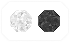Moissanite D-E / Black Obsidian